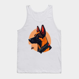 Belgian Malinois Portrait Tank Top